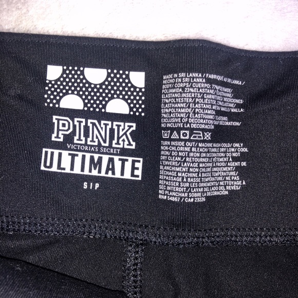 Victoria’s Secret Ultimate Leggings Black/Purple - Picture 4 of 4